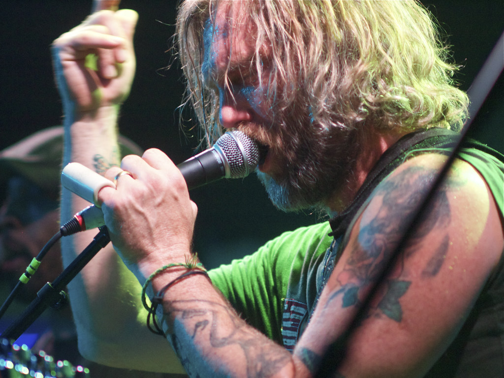 Anders Osborne holding forth at the Fine Line.