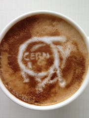 Today's latte, CERN.