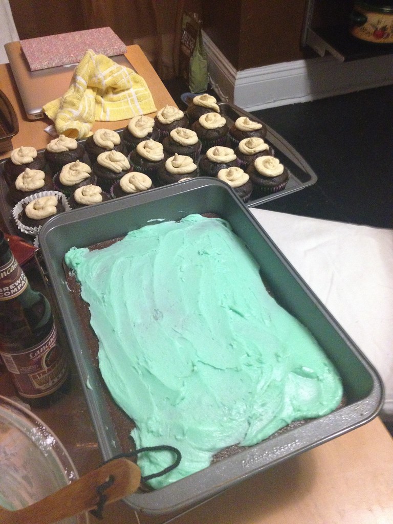 Cr�me de Menthe Brownies