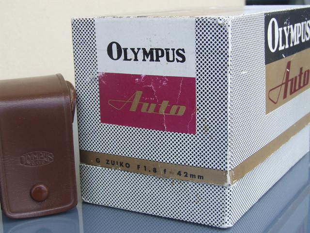 Olympus Auto Electro-set rangefinder camera boxed-7310