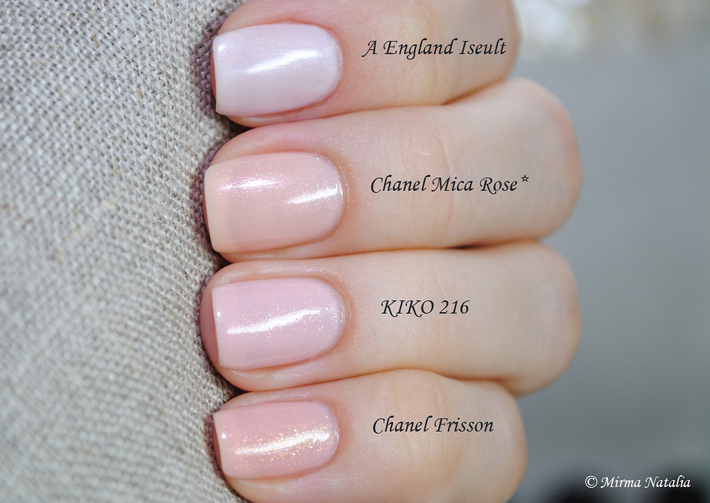 Pink comparison: A England Iseult, Chanel Mica Rose, KIKO … | Flickr