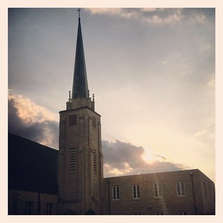 iPhone - Church Steeple at Sunset