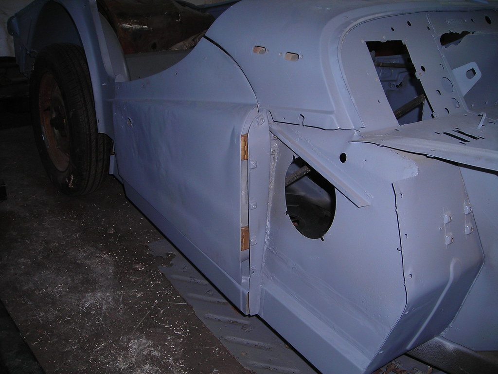 Tr3 Rear Panel Triumph TR3 Restoration | Flickr