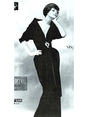 Nina Ricci Black Velvet Gown 1959 | 1959 Nina Ricci Black Ve… | Flickr