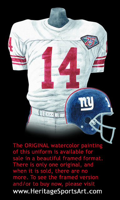 History of the New York Giants' uniforms