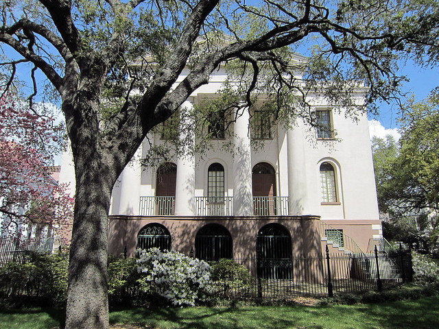 The Fireproof Building, designed by Robert Mills (1822-27), now the home of the South Carolina Historical Society, Washington Square, Charleston, SC