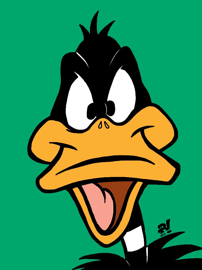 Daffy Duck A Looney Tunes Illustration I did to show the k. Flickr.