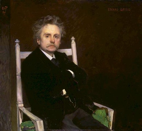 Peterssen, Eilif (1852-1928) - 1891 Portrait of Edvard Grieg