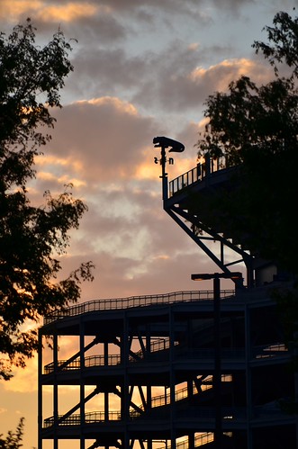 Beaver Stadium at Sunset by Targuman, sunset up clouds lion pennstate beaverstadium universitypark psu