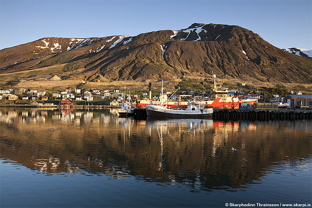Siglufjörður in Tröllaskagi, north Iceland
