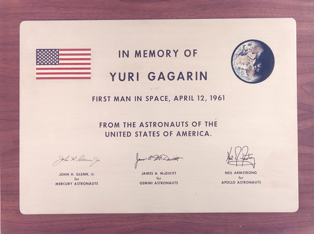 Memorial Plaque for Yuri Gagarin
