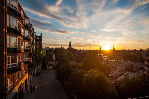 Sunset over Stockholm | by PJRose