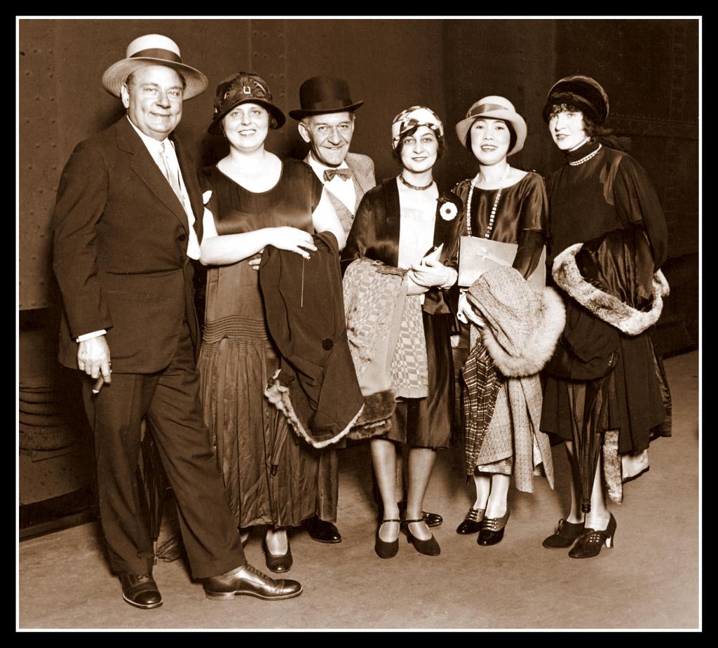 MISS HISAKO KOIKE -- Soprano. With Cast Members in Chicago, She Appears as YUM-YUM in the MIKADO,  1921
