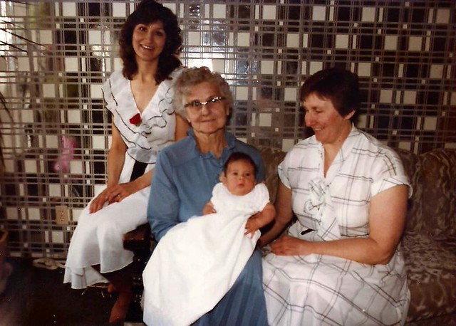 Baby Christening 4 generations