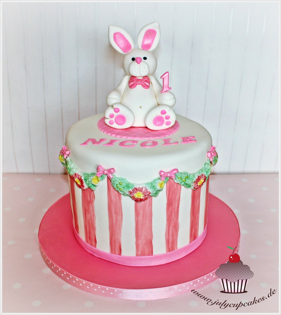Birthday Cake with Rabbit