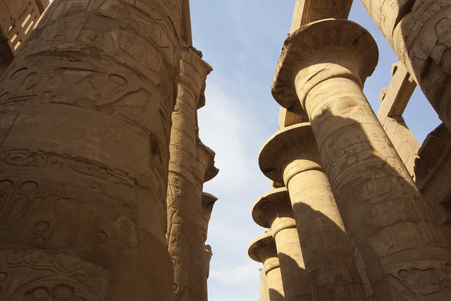 Karnak Temple Complex - Hypostyle Hall Pillars