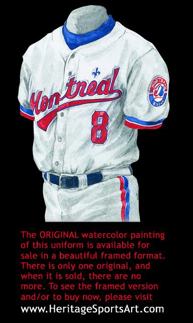 history montreal expos uniforms