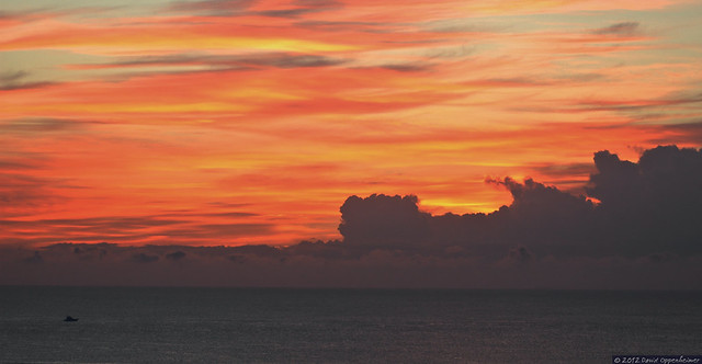 Sunrise on the Ocean at Pompano Beach, Florida
