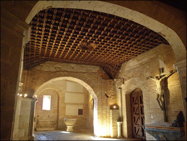 Toro (Zamora). Iglesia del Santo Sepulcro. Alfarje del coro