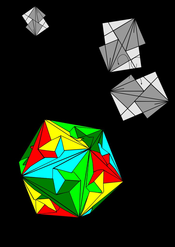 Triakis Grid Triakis Icosahedron Instructions | Triakis Icosahedron Instr… | Flickr