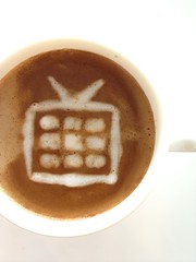 Today's latte, Google TV.