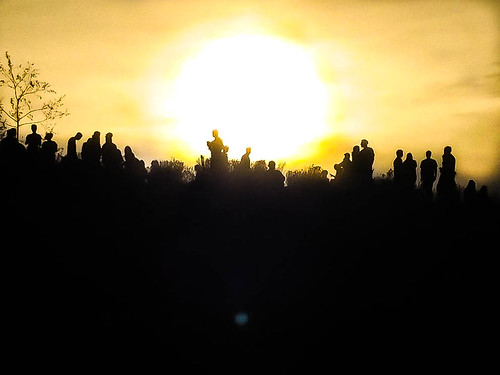 You Don't Have To have An LCD To Have A Good Time by Mrsth, sunset silhouette utah southfork fav10 colorsfestival southforkutah