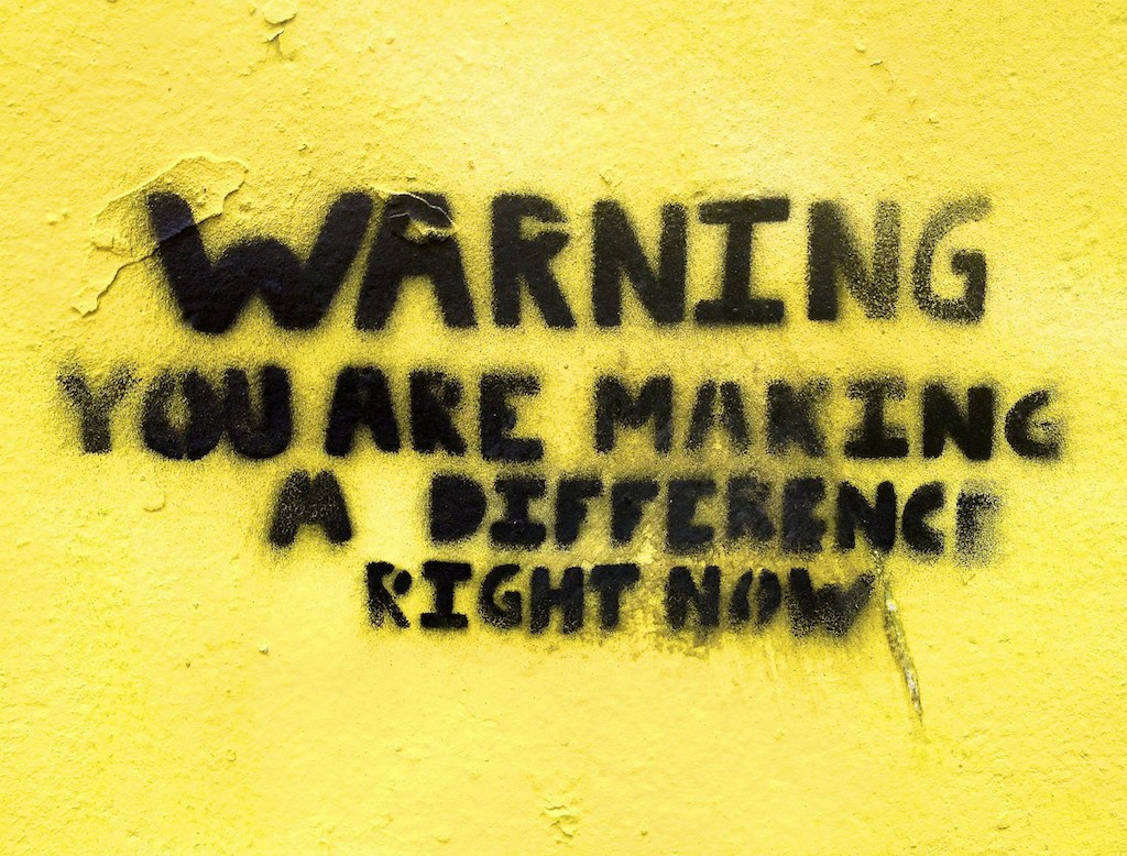 Norwich Street Art: Warning