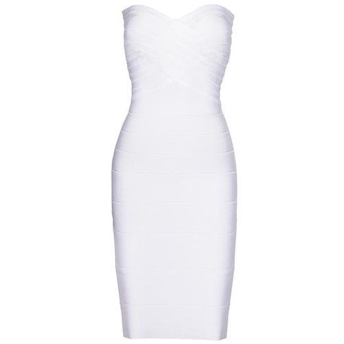 Herve-Leger-Strapless-Bandage-Dress-White[1] | Impressive de… | Flickr