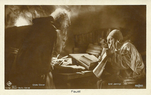 Gösta Ekman and Emil Jannings in Faust (1926)