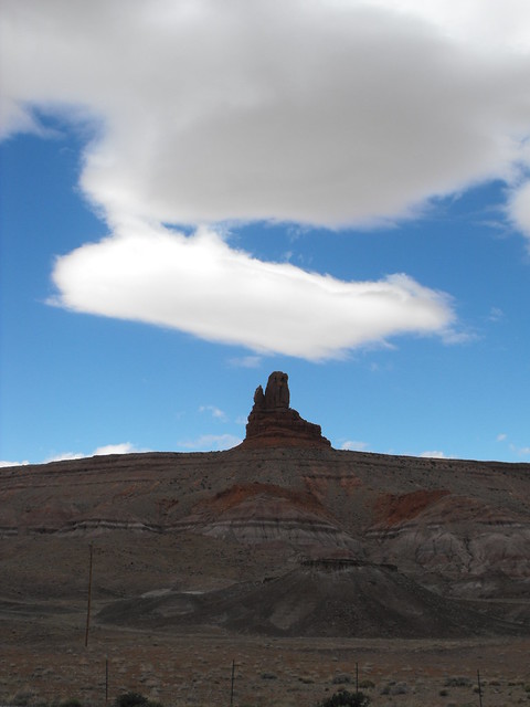 Rock formation near Monument Valley