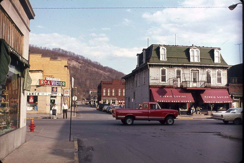 11th Street looking East Tyrone, PA - April 1970 | A wonderf… | Flickr