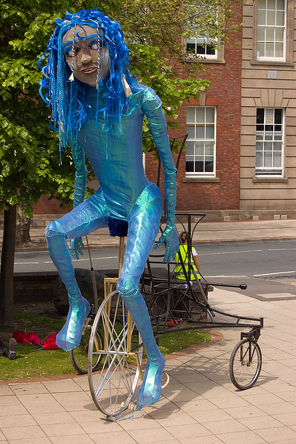 Unicycling Marionette 1