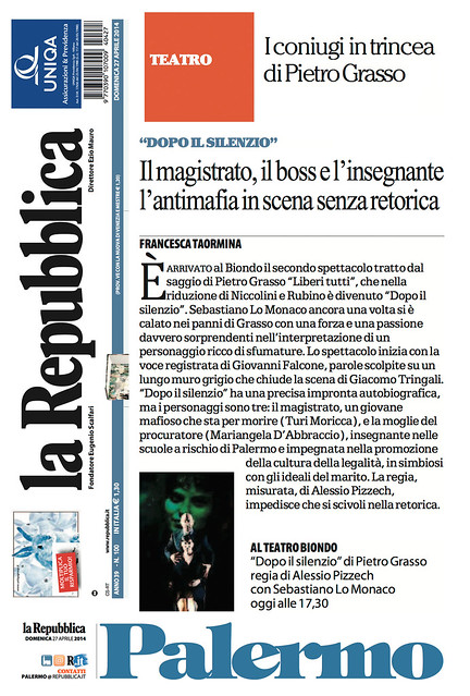 2014-04-27-La Repubblica-Palermo-Dopo il Silenzio-RECENSIONE