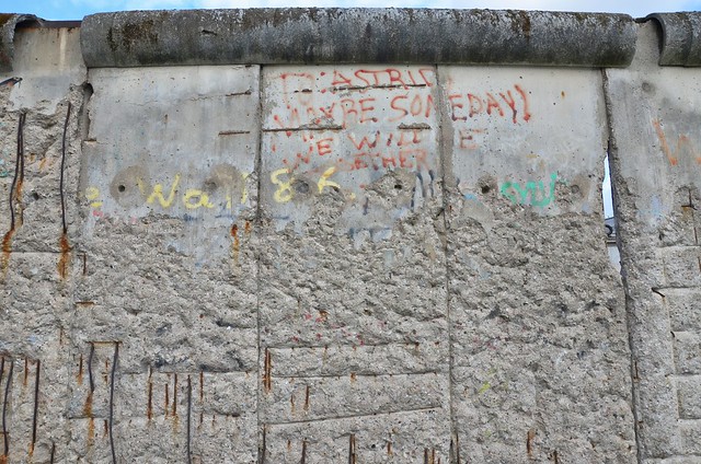 'To Astrid: Maybe Someday We Will Be Together'. Berlin wall, Germany
