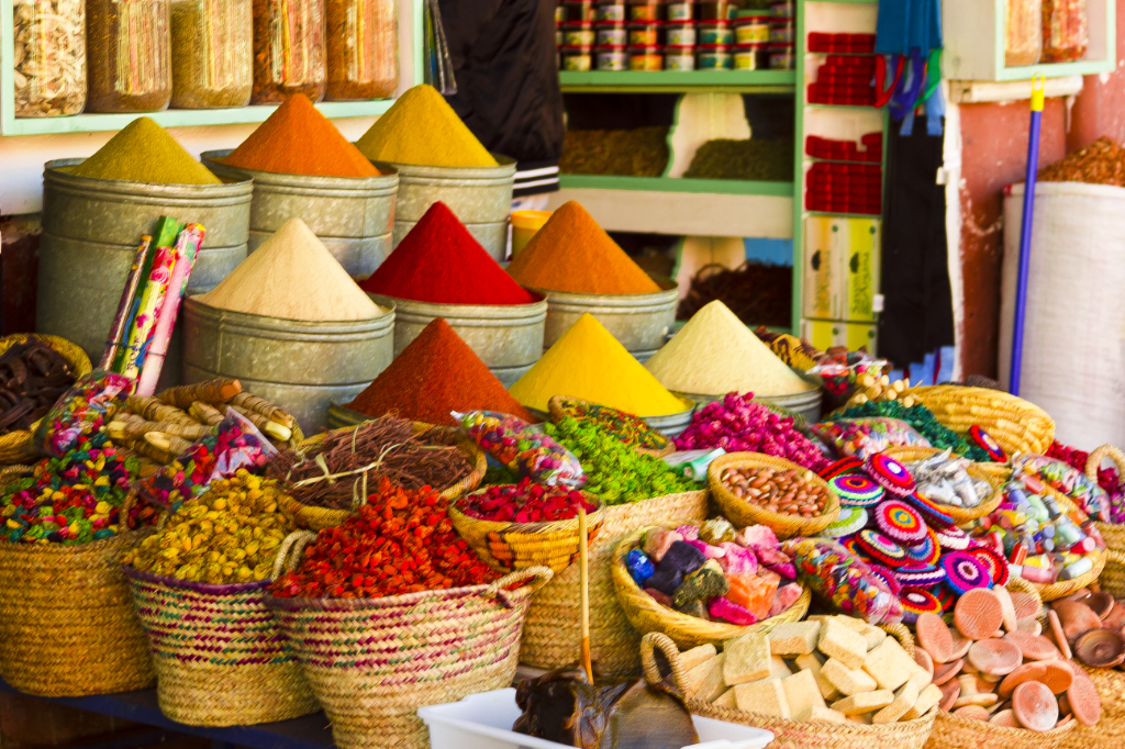 Extraordinary colours of the souks