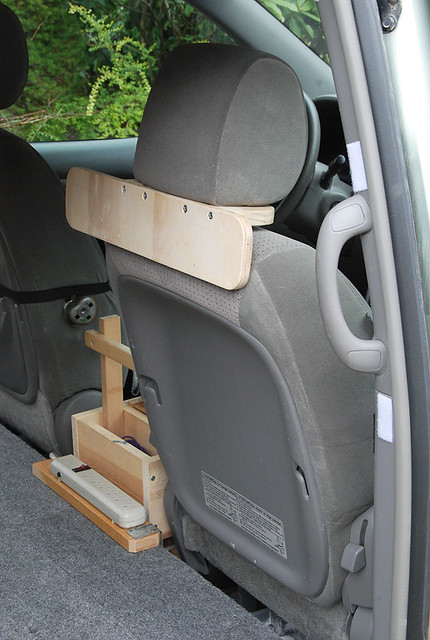 Car table, 2 of 7 (Headrest assembly)... 20120325_0693