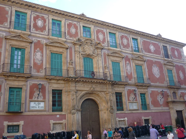 Murcia - Palacio Episcopal (Palacio Belluga) - Fachada principal