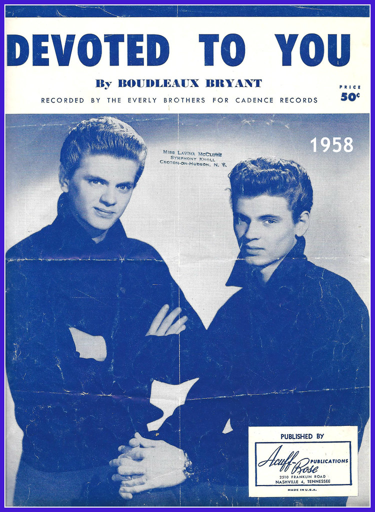 everly brothers, 1958, devoted to you | maria | Flickr