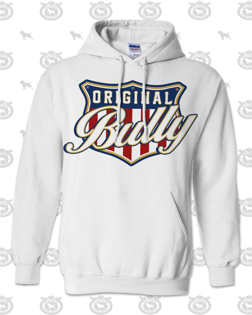 OBG Heritage Pull-Over Hoodie White | Original Bully Clothing Company ...