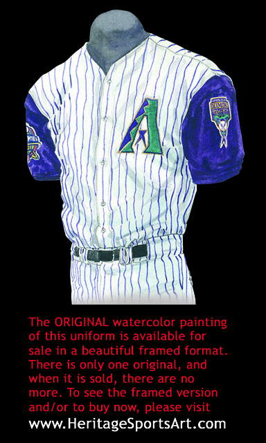 arizona diamondbacks original uniforms