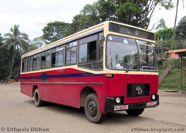 Dimo TATA 1210 Bus from SLTB Balangoda depot