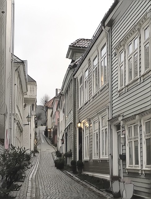 Bergensgate -|- Street in Bergen
