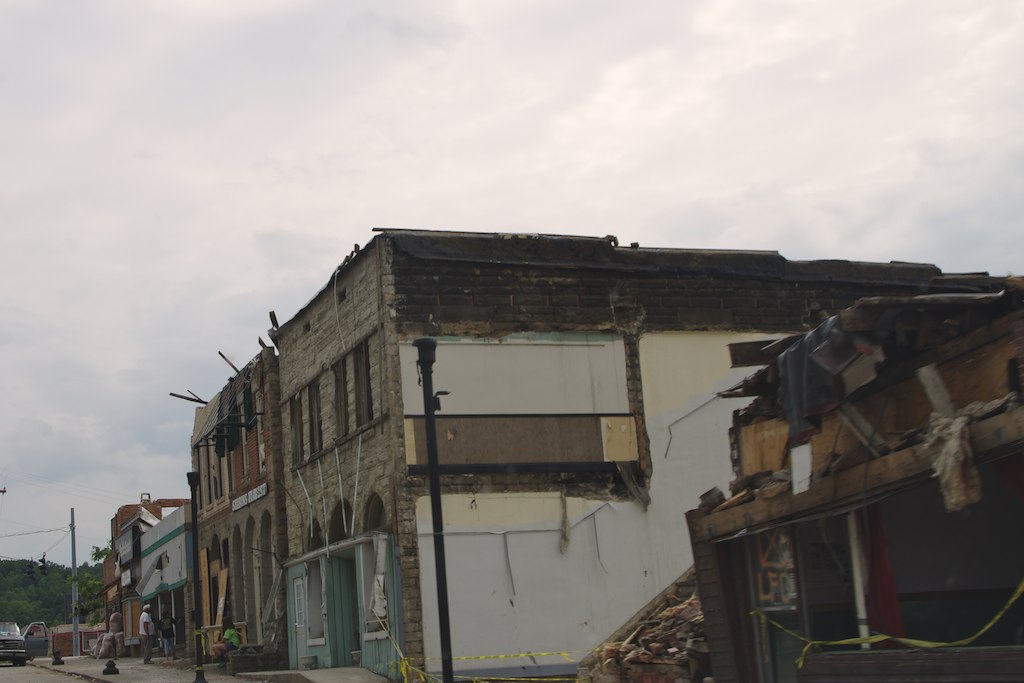 Tornado damaged West Liberty, Kentucky | This is the center … | Flickr