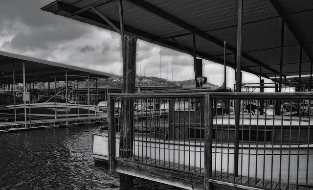 Boat Docks on Lake Austin