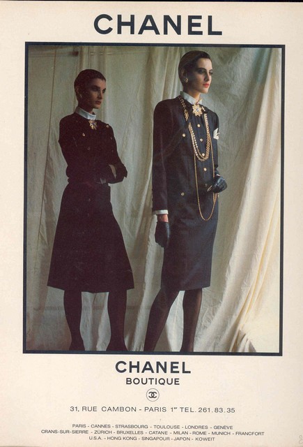 1983 - Chanel - Ines de la Fressange
