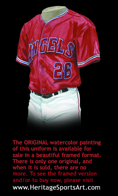 Los Angeles Angels of Anaheim: Heaven Sent Uniform/Jersey Poster