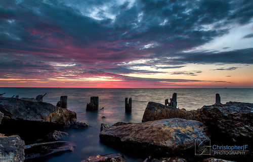 sky lake chicago nature colors clouds sunrise photography nikon michigan hdr d700