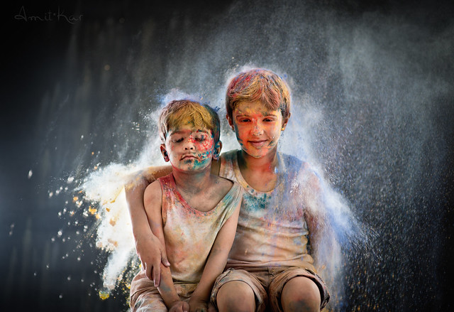 Our Own Private Holi - The Aftermath - Nikon D800 - 85mm f/1.4