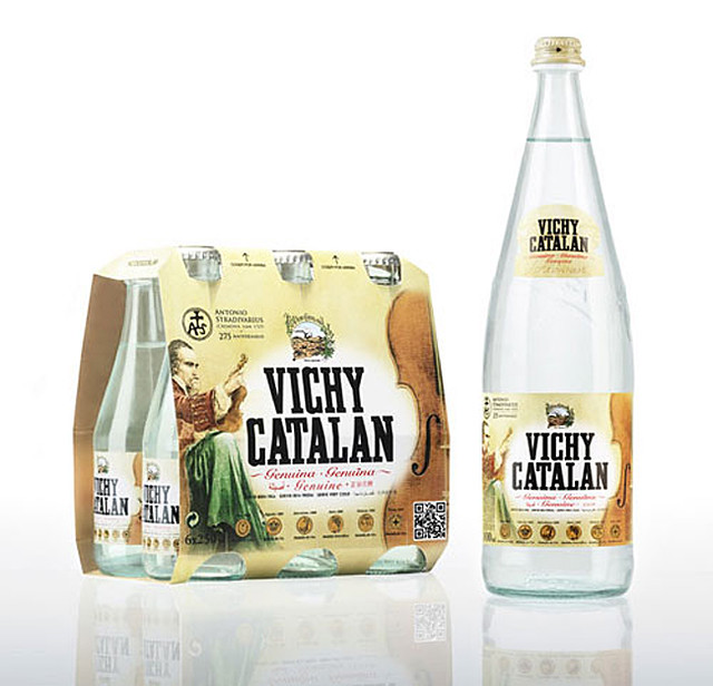Vichy Catalán Stradivarius limited edition mineral water