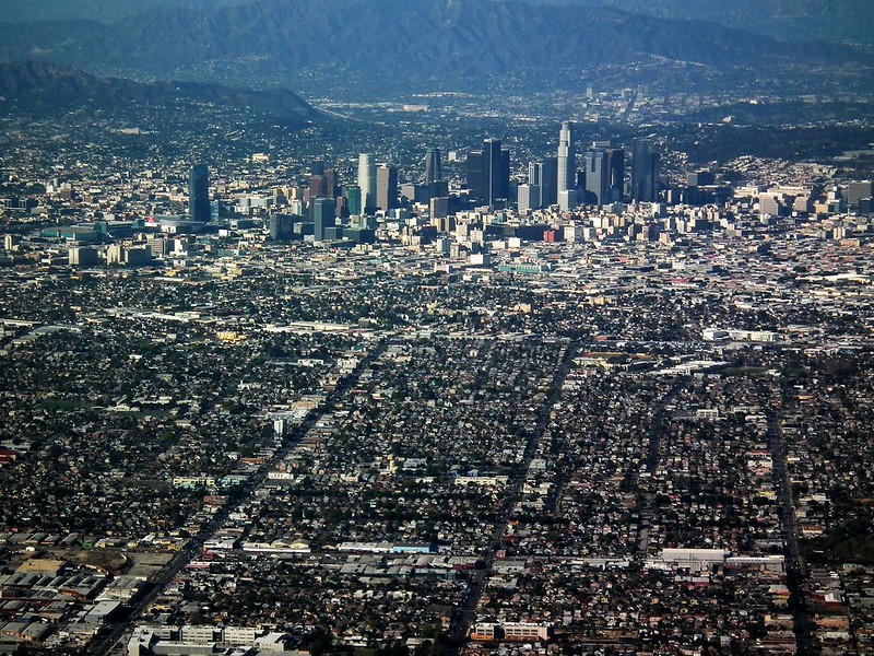 Los Angeles Downtown LA Aerial Picture